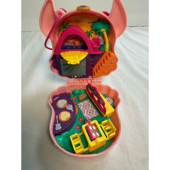 Polly Pocket Llama Music Party Compact Toy 2 Micro Dolls and Animals - Picture 4 of 10